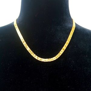 Women’s Gold Plated I Love You Graved Necklace